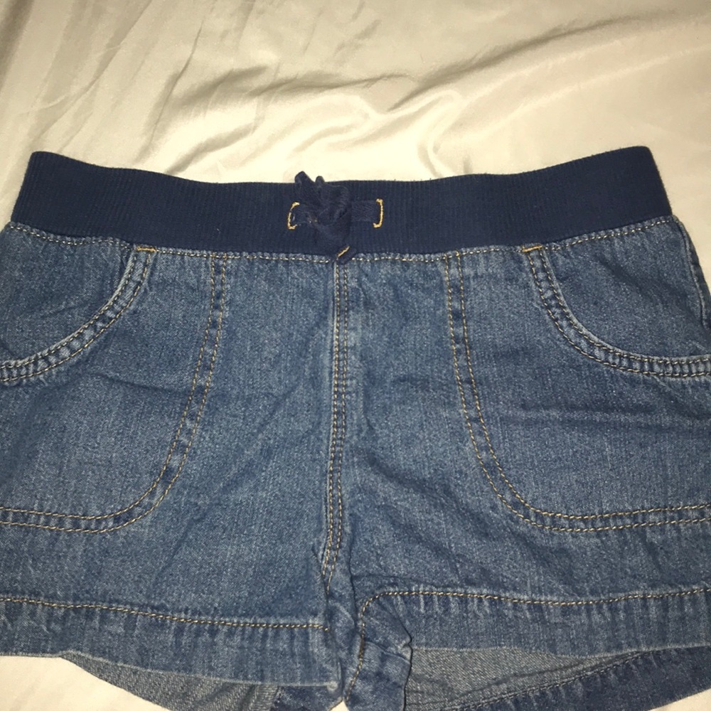 Blue jean shorts